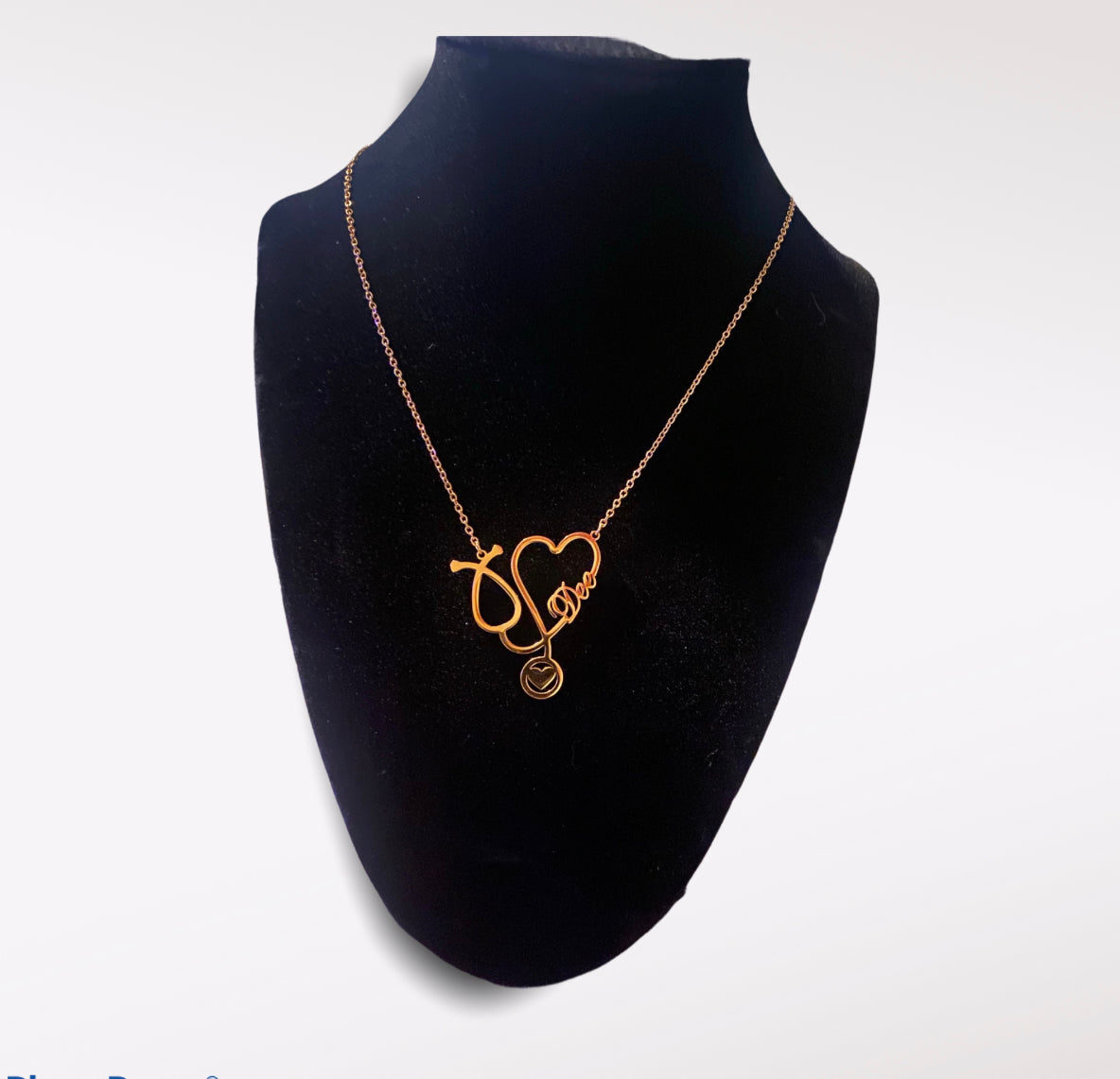 I ❤️healthcare stethoscope name necklace(Orders will be processed after 2/20)