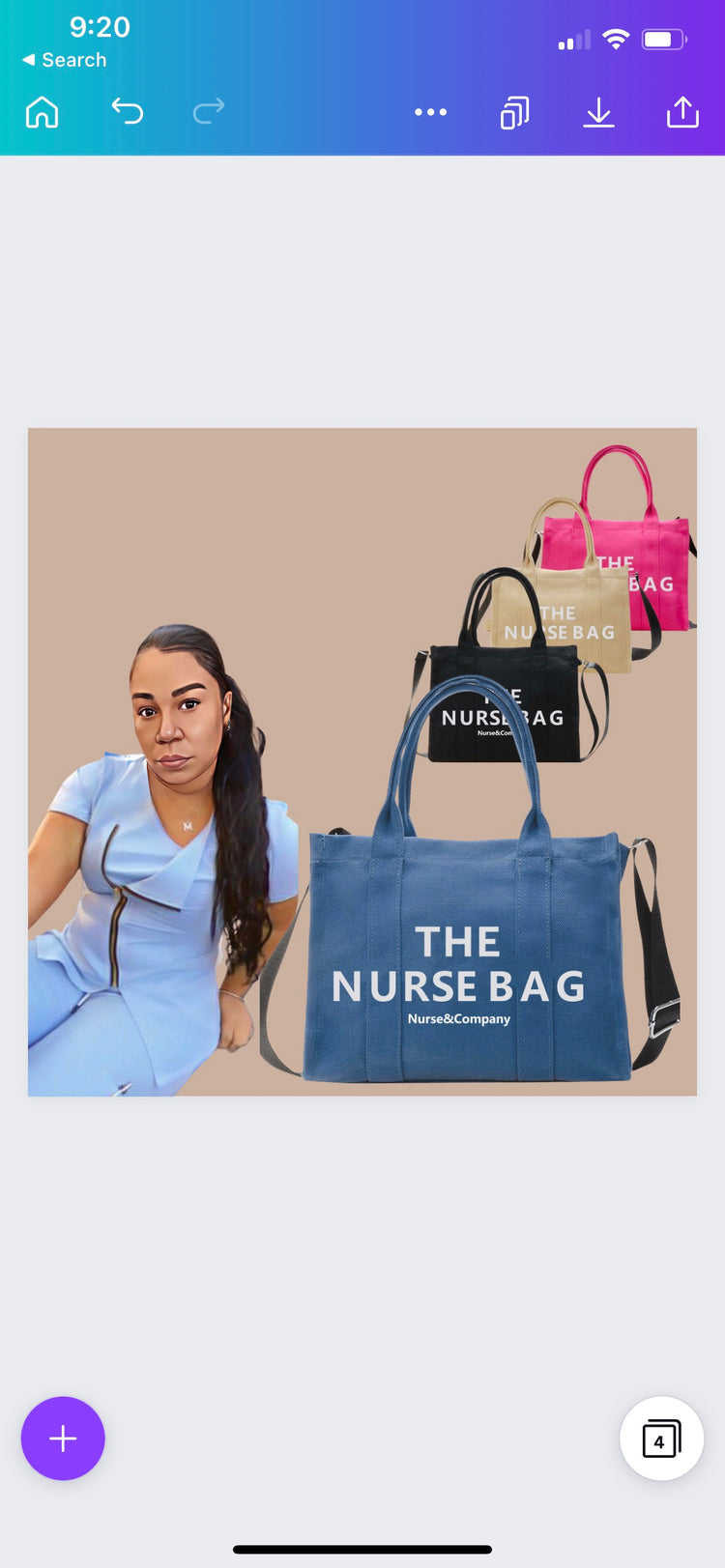 THE NURSE BAG Tote