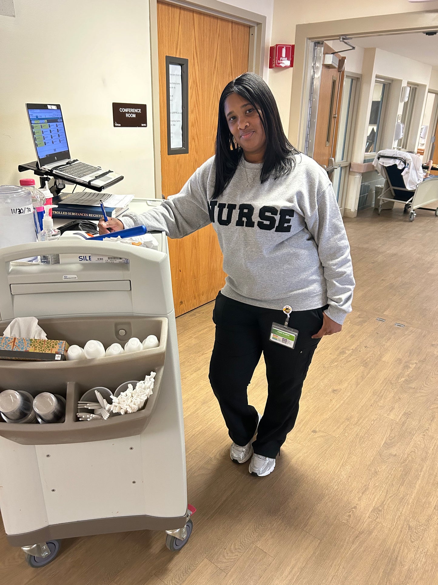 Varsity Style Nurse sweatshirt