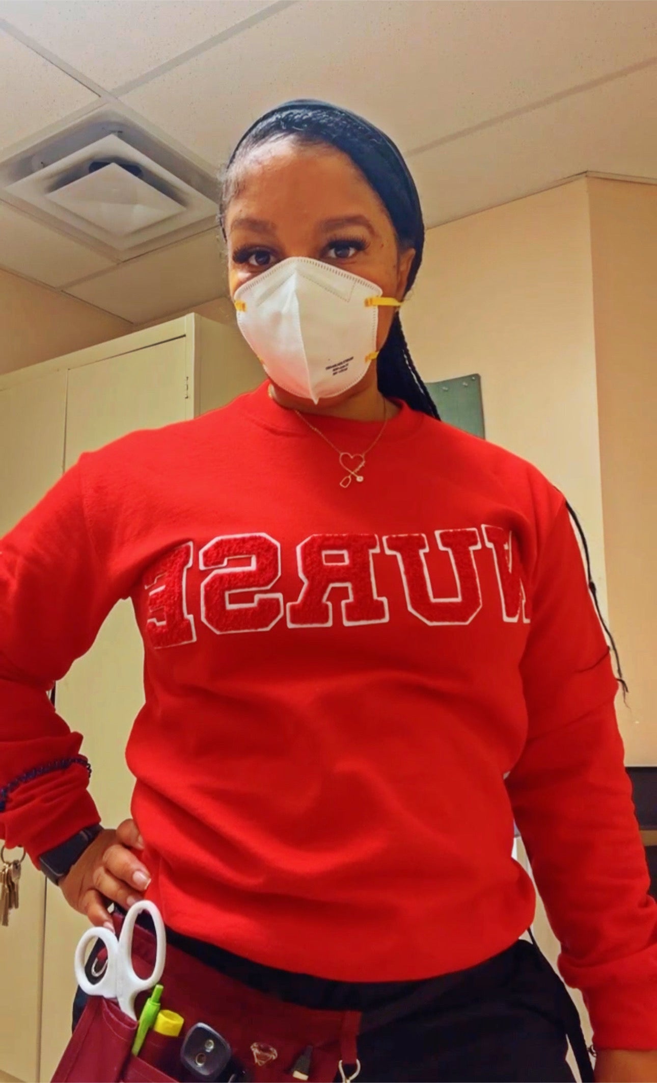 Varsity Style Nurse sweatshirt