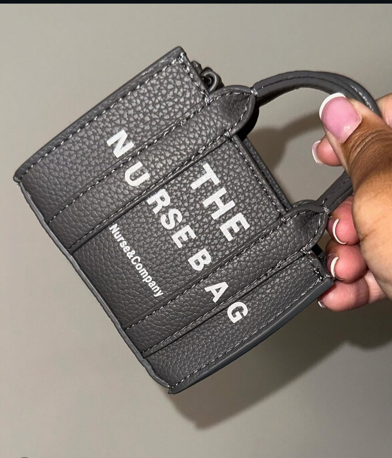 Mini Tote Bag/ Charm