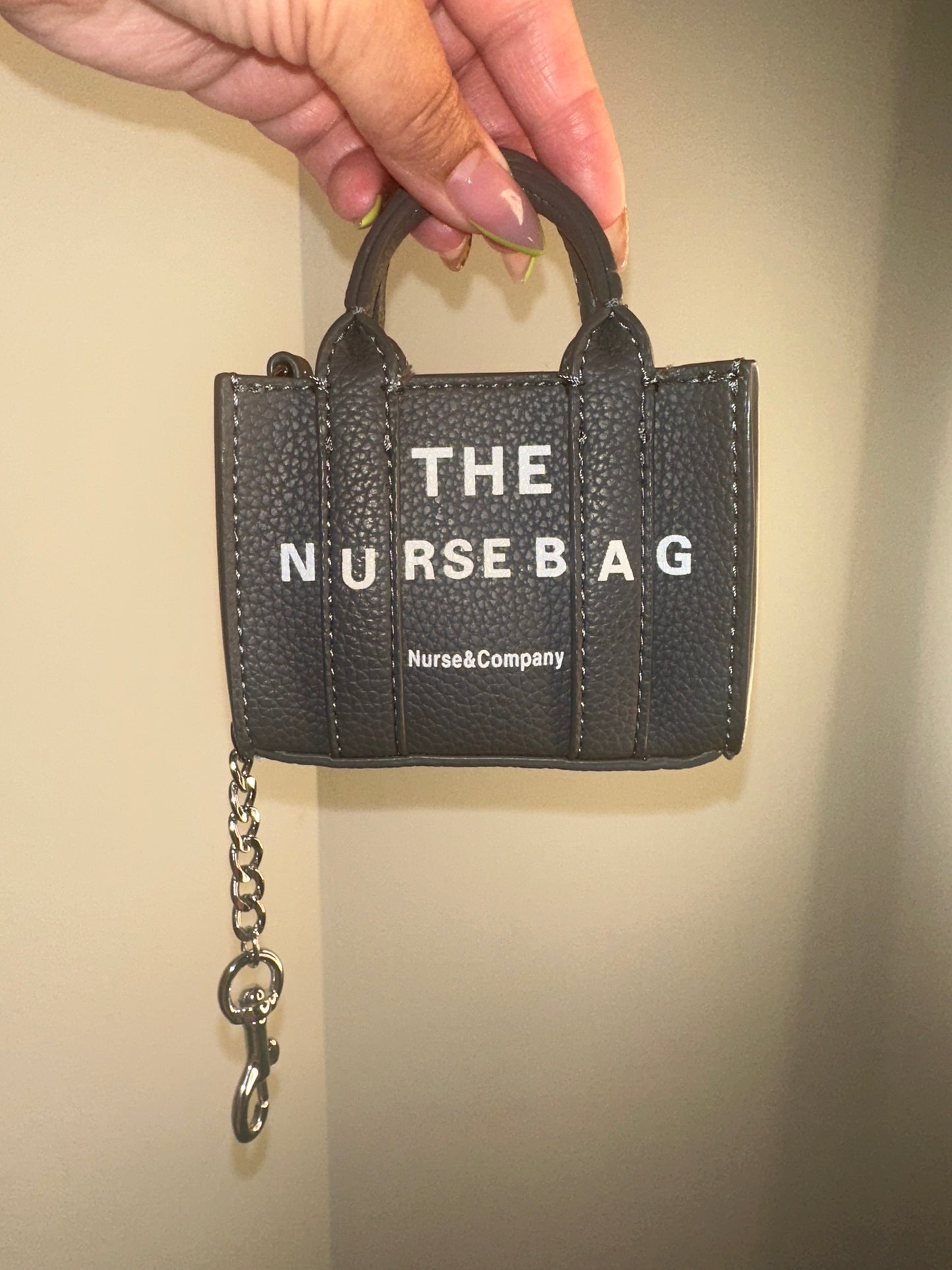 Mini Tote Bag/ Charm