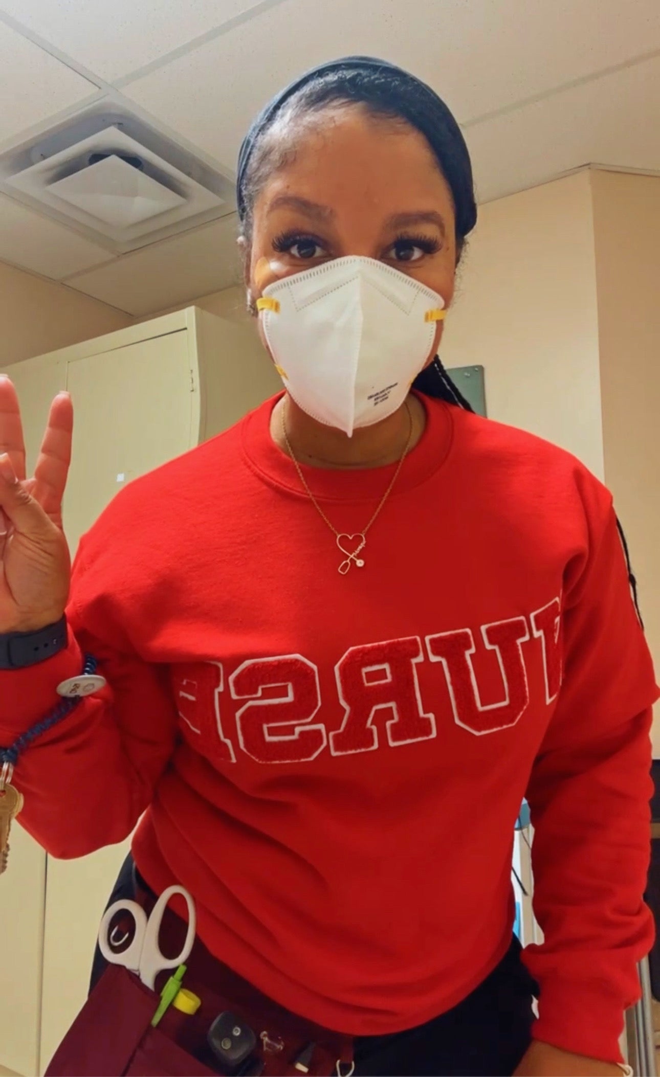 Varsity Style Nurse sweatshirt